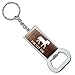 GRAPHICS & MORE Personalized Custom 1 Line Horse Silhouette on Wood Keychain Rectangle Chrome Plated Metal Bottle Cap Opener