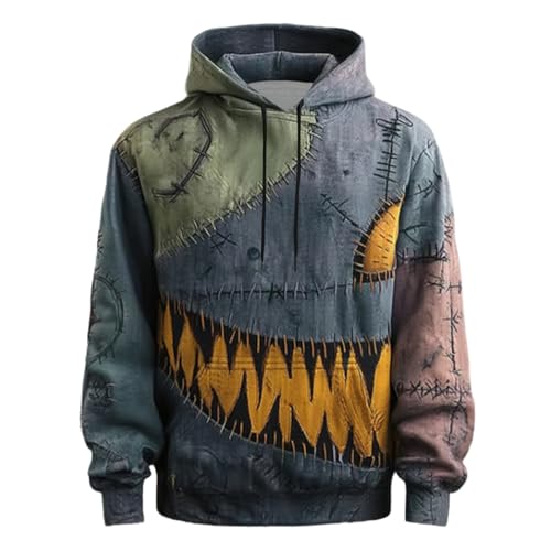Sweat a capuche homme graphique d'anime japonais pull grande taille veste legere