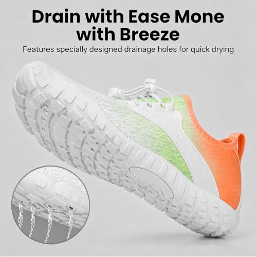Image of Barefoot Water Shoes for Men Women 2026 Quick Dry Athletic Shoes Non-Slip Wide Toe Aqua Footwear Beach Swim Hiking Kayaking Yoga Outdoor Sport