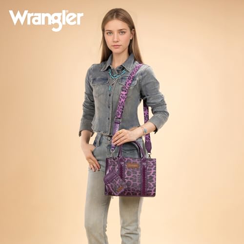 Image of Wrangler Tote Bags for Women Western Purse and Handbags Satchel Top-handle with Card Holder