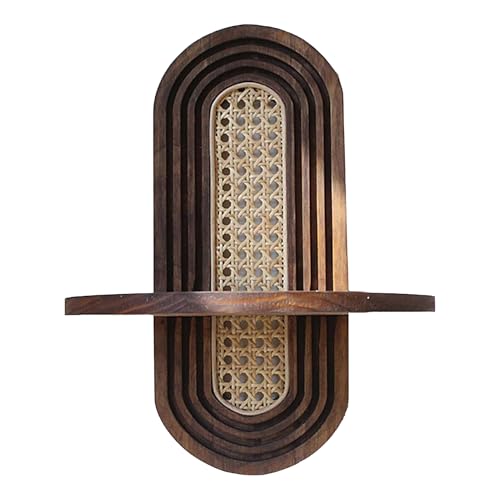Wandregal Rattan | Wohnaccessoire Aufbewahrungsregal | Deko...