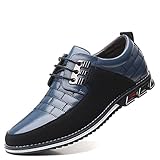 Mens Oxford Derby Orthopedic Leather Shoes Business Luxury Dress Shoes Simple Slip-On Walk Flats Sho