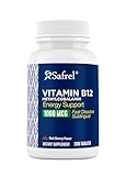 Safrel Vitamin B12 1000 mcg Methylcobalamin, 200 Fast Dissolve Tablets, Easy to Take Sublingual B12 Cherry Flavor, 200 Day Supply