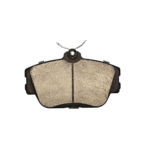 Image of Detroit Axle - 4pc Front Brake Pads for 95-99 01-07 Ford Taurus 96-97 Thunderbird 95-02 Lincoln Continental 93-98 Mark VIII 01-05 Mercury Sable 96-97 Cougar, Ceramic Brake Pads w /Hardware Replacement