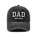 YuMENo Mom and Dad Est 2026 Hats New Parents Gifts for Couples,Matching Adjustable Cotton Embroidered Baseball Cap(Black Dad&Black Mom)