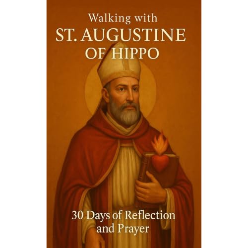 Walking with St. Augustine of Hippo Audiolibro Por Roberto Rougeaux arte de portada