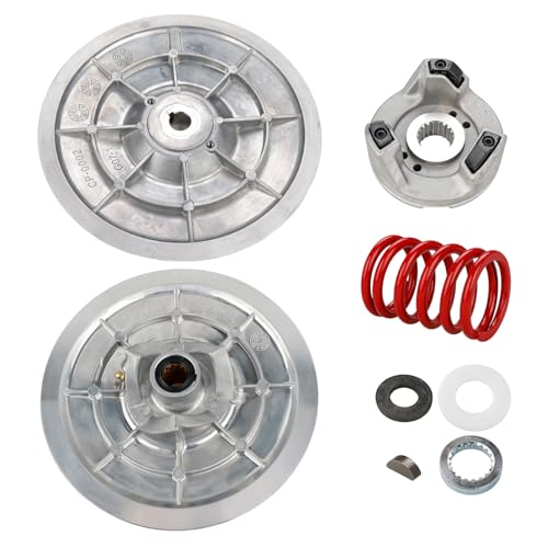 JDMON Secondary Driven Clutch Kit Compatible with Yamaha Gas Golf Cart G2 G3 G5 G8 G9 G11 G14 G16 G20 G21 G22 G23 G27 G28 G2A G3A G5A G8A G9A 1985-up, Replacement for JN6-G6260-00-00 JN6-G6270-00-00