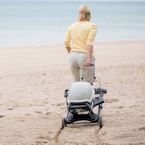 Weber Rollwagen/Für Gasgrills der Q-Serie, Klappbares Design mit Rädern, Integrierter Tragegriff, 16,5 x 75,5 x 71,5 cm (eingeklappt), 63,5 x 53,5 x 71,5 cm (ausgeklappt)