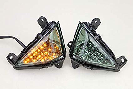 LEDスモークウインカー
新品 ZX-6R ZX-10R D型 スモーク LEDフロントウインカー ER-6f ER-6n