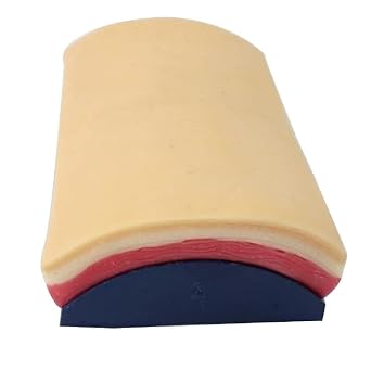 Human Skin Model Pad Simulation Medical Suture Training includes three layers, consists of skin, subcutaneous tissue, and muscle layers
