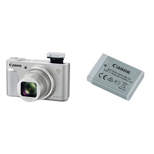 Canon Powershot Sx730 Digital Camera Silver And Canon Battery