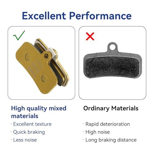Image of 8 Pcs Brake Pads Front Rear for Surron Light Bee X Electric Bike | Brake Pad for Sur-ron L1E LBX S Talaria Sting MX3 MX4 XXX Segway x160 x260 Dirt E-bike Ebike Sur-Ron Brakes Parts