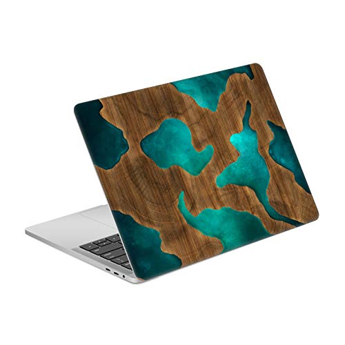 Skin MacBook Pro 13 A1989 pour personnaliser votre espace de travail nomade style aqua bois