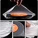 Facmogu 100PCS 7 Inch LP Inner Sleeve, Round Bottom Vinyl Record Sleeves for 45 RPM Records Collections, Anti-Static U shaped Interior Disc Cover Clear Vinyl Covers for Protect LP Album from Scratches
