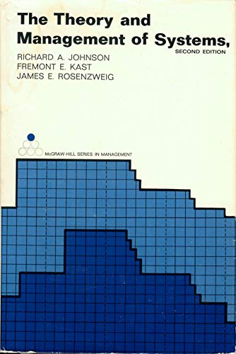 The theory and management of systems (McGraw-Hi... B0006AY4L0 Book Cover