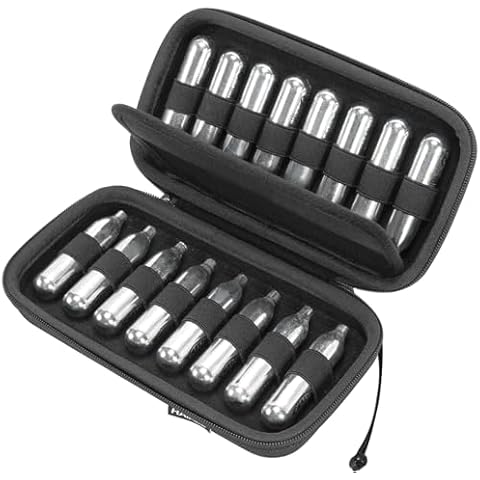 RAIACE CO2 Cartridges Storage Case Compatible with Crosman 丨Umarexss丨Leland 12-Gram 8-Gram Powerlet Cartridges. (For sale is case only, CO2 Cartridges are not included.) Cover