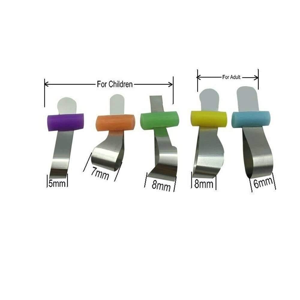 100 pcs Dental Matrix Bands Ring Clip Retainer with Lock Matrices Composite Filling Instruments Forming Sheet