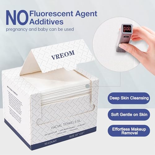 Disposable Biodegradable Facial Towels for Sensitive Skin