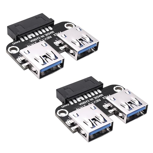 Adaptateur USB 3.0 carte mère 19 broches mâle pour connecter vos ports de façade bloqués