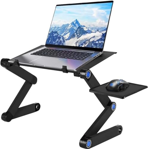 Jigerjs Soporte Portatil Mesa Estable, Soporte para Computadora Portatil, Soporte Portátil Ergonómico Altura Ajustable con MacBook Air/Pro DELL HP Lenovo y Tabletas