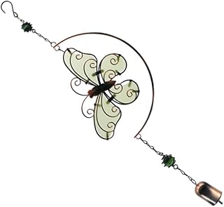 MUSISALY 1 Pç Libélula Sinos De Vento Ao Ar Livre Pendurado Sino De Vento Pendurado Sino De Ferro Arte Windbell Luminoso Pingente De Windbell Ornamento De Aquecimento Vintage Carrilhão De