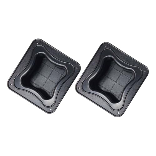 HANABASS 2Pcs Durable Plastic Speaker Handle Replacement for Vintage Amplifiers and Sound Box Cabinets Easy Installation for Musicians and Djs Reliable Wear Resistant Handles