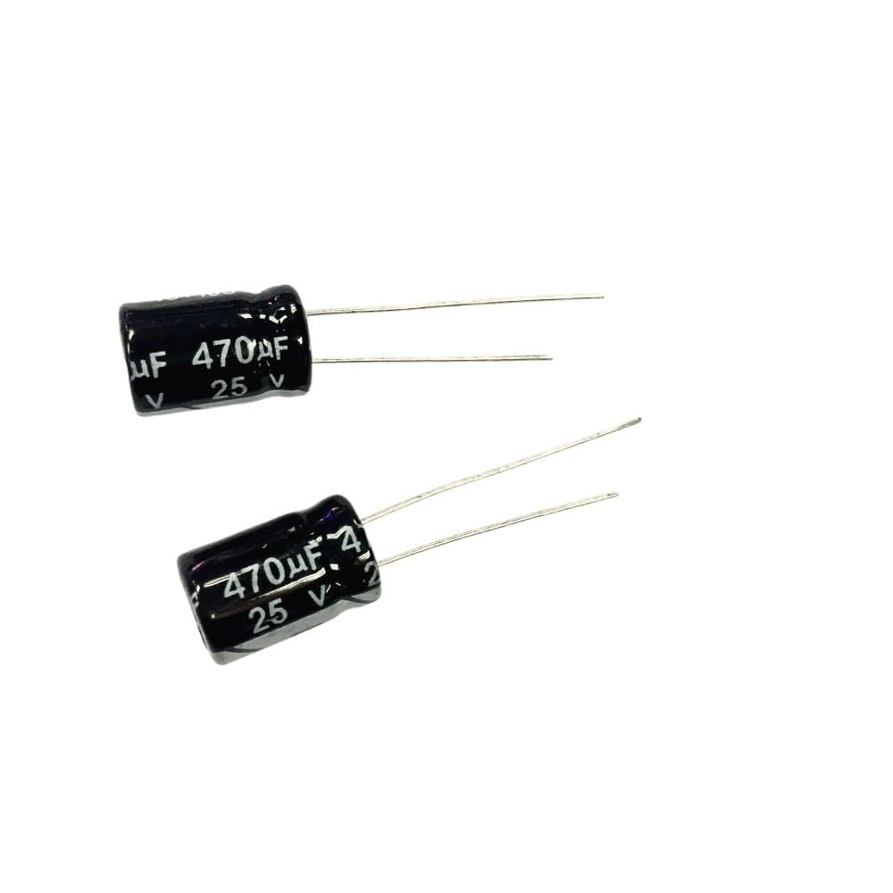 Condensatore elettrolitico in alluminio 470UF 25V 8X12MM 25V470UF 500 pezzi