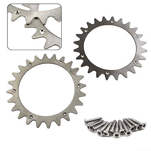 Tacos de acero inoxidable para cortacésped robot compatible con S300, M500 y otros modelos