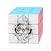 Sweater White Cat Head Protect Animal Pet Lover Magic Cube Puzzle 3x3 Toy Game Play