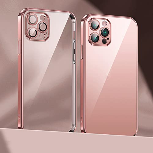 Coque de téléphone avec couvercle d'objectif au placage de luxe pour iPhone et version SE
