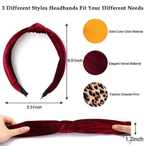 Ondder 20 Pack Knotted Headbands For Women Knot Fashion Headbands Top Knot Cute Headbands For Girls Diademas Para Mujer De Moda #TOP2