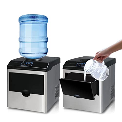 PanHuiWen EiswüRfelmaschine Klein Mini 3 Eiswürfel-Größen Kleine Haushalts-EiswüRfelmaschine 25kg/24h BPA frei – Bild 4