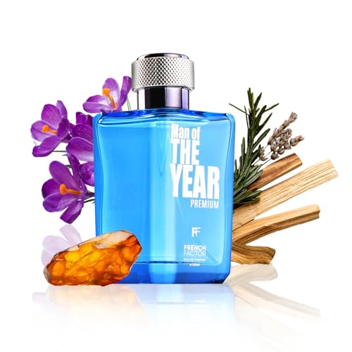 Image of French Factor Man Of The Year Premium Perfume For Man Long Lasting Eau De Parfum Fresh Aquatic Notes Luxury Perfume Gift For Boys (Pack of 1, 100ml)