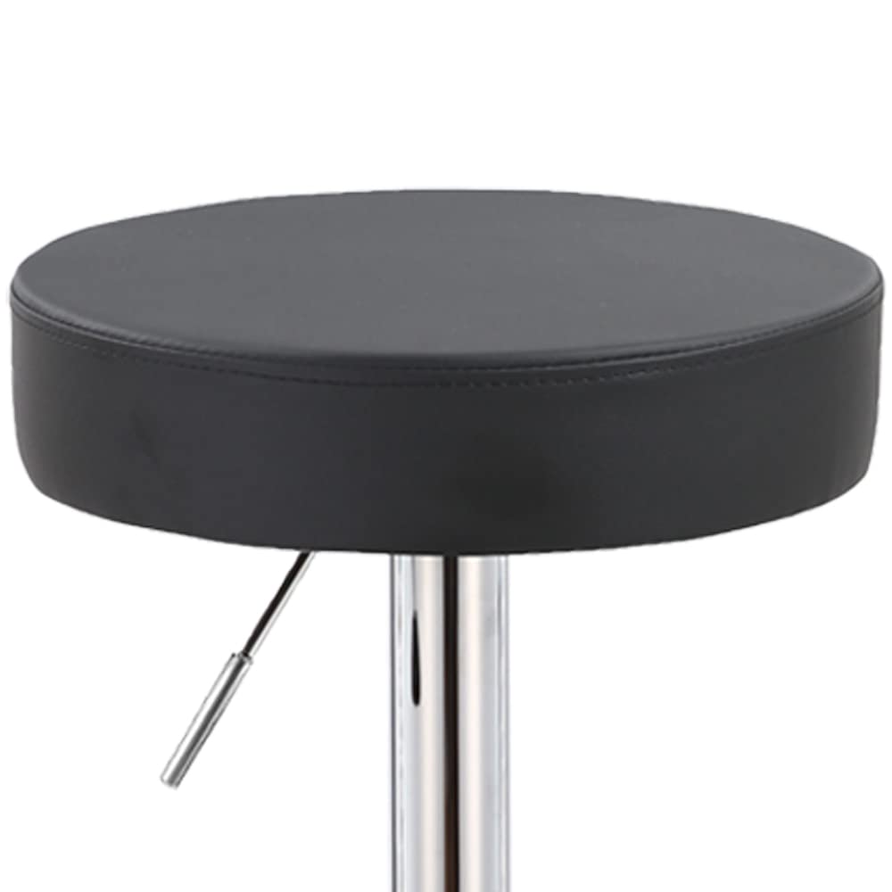 Beltom® 2 SGABELLI da Bar E Cucina con PENISOLA Regolabili in Altezza Sedia Girevole per PIZZERIE Pub RISTORANTI Hotel Soggiorno Ufficio - Modello Star - X2-Nero