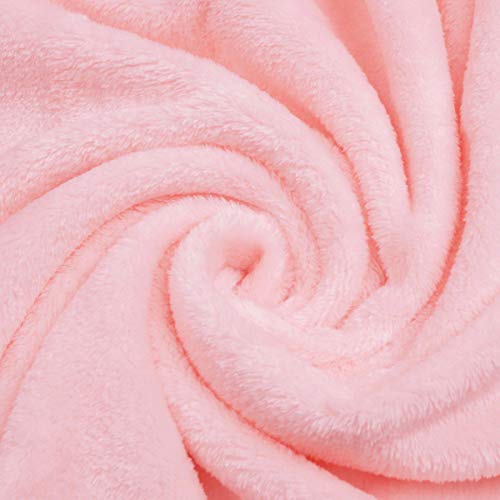 TrendsBlue 40 x 28 Inch Solid Color Soft Fleece Baby Receiving Blanket2