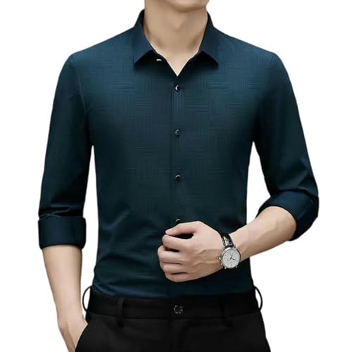 Chemise infroissable homme doublée polaire pour rester impeccable au bureau sans repassage