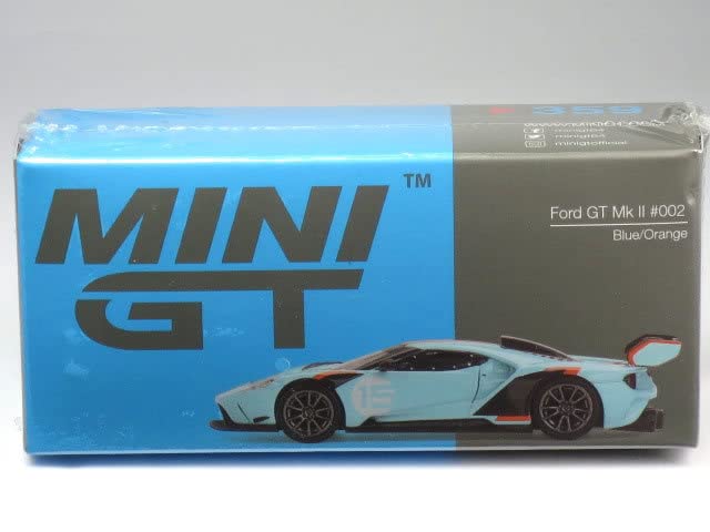 Amazon | MINI GT 1/64 フォード GT Mk II ブルー/オレンジ (左