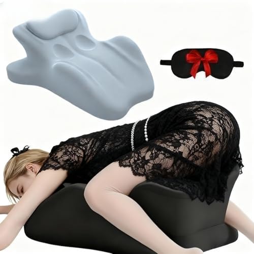 TAOMYTA Couples Pillow 27° Memory Foam Wedge Blue