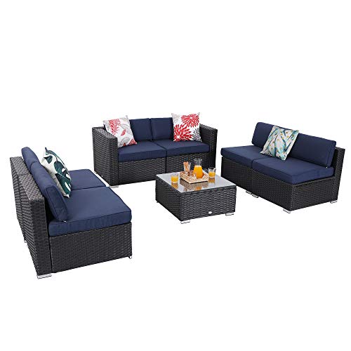 Phi Villa 7 Piece Patio Furniture Set Ou Buy Online In Aruba At Desertcart