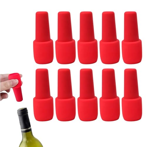 Tapón de vino de silicona, tapones de corcho de vino de silicona, tapón conservador de botellas, para cocina, bar, fiesta, reunión de bebidas, boda, vacaciones, champán, cerveza