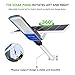 LEDMO 400W Solar Street Lights Outdoor Dusk to Dawn Waterproof IP65 360 LEDs 13500 Lumens with Remote Control LED Street Flood Light with Adjustable Mounting Arm