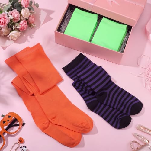 Image of 3 Pair Plus Size Thigh High Sock for Women