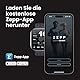 Amazfit Bip 6 Smart Watch 46mm, 14 Tage Akku, 1.97“ AMOLED, GPS & kostenloses Kartenmaterial, AI, Bluetooth Anruf Textfunktion, Gesundheits, Fitness Schlaf-Tracker, 140+ Trainingsmodi, 5 ATM, Schwarz