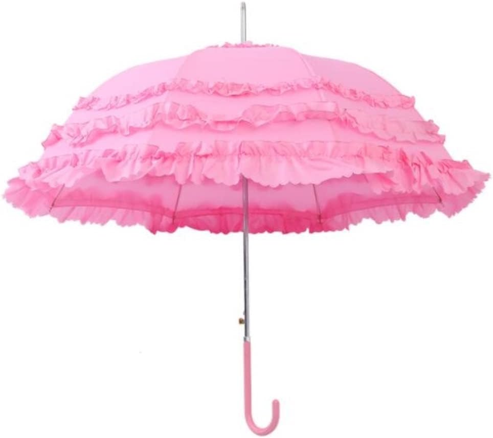 Windproof Travel Umbrella Umbrellas for Rain Umbrella Vintage Wedding Bridal Stick Umbrella Lightweight Female Literary Small Sweet Princess Cane Umbrella Rain Umbrella Windproof