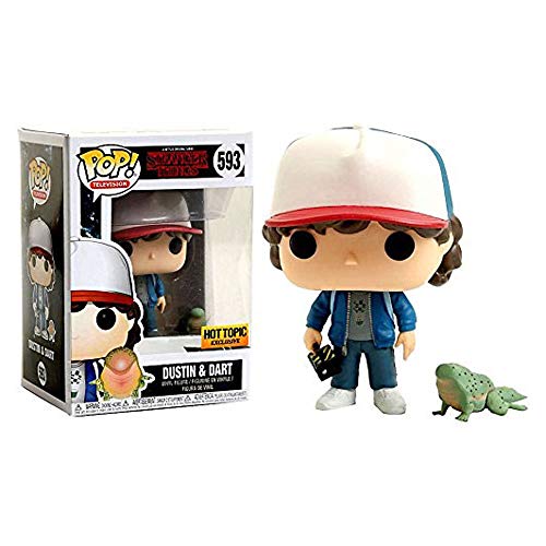 Funko Pop Television : Stranger Things – Dustin and Dart 3.75inch Vinyl Gift for Horror TV Fans for Boy