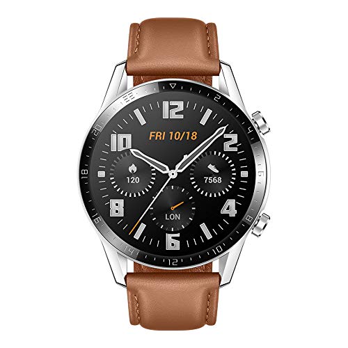 Image of Huawei Watch GT 2 (46 mm) with 2 Weeks Battery Life, Bluetooth Calling, Classic Edition