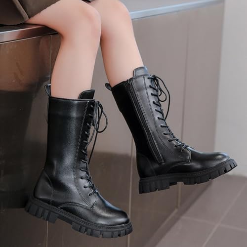 Bottines fille K-pop enfiler facilement pour costume et neige - 5
