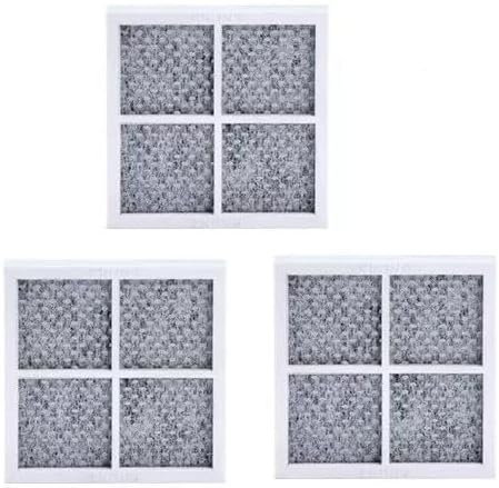 3pc Refrigerator Air Filter Replaces For LG LRFXS2503S LRFVS3006S LRFXC2406D LRFXC2406S LRFXC2416D LRFXC2416S LRFXS2503D LMRS28596D LMRS28596S LMRS28626D LMRS28626S LMX30995ST LMX31985ST Refrigerator