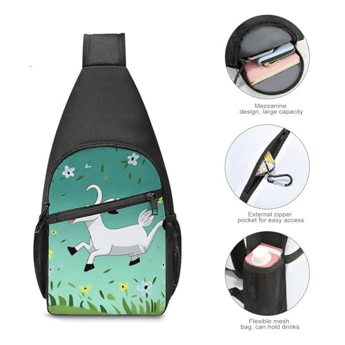 Mochila deportiva tipo bolso de cuerpo para hombre y mujer miniatura 5