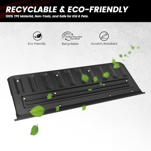 Image of LASFIT Tailgate Mat for Nissan Frontier 2026 2025 2024 2023 2022 (Not Fit Drop-in Tailgate), Truck Tailgate Liner All Weather Protector TPE Durable Tailgate Cover